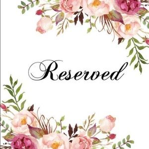 Reserved ✨